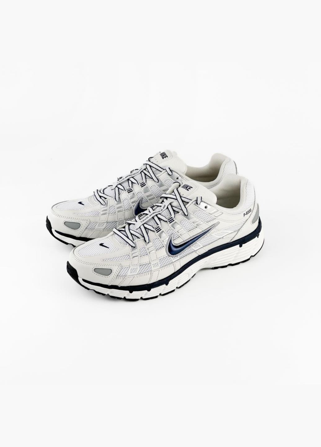 Белые демисезонные кроссовки cd6404-018 Nike P-6000