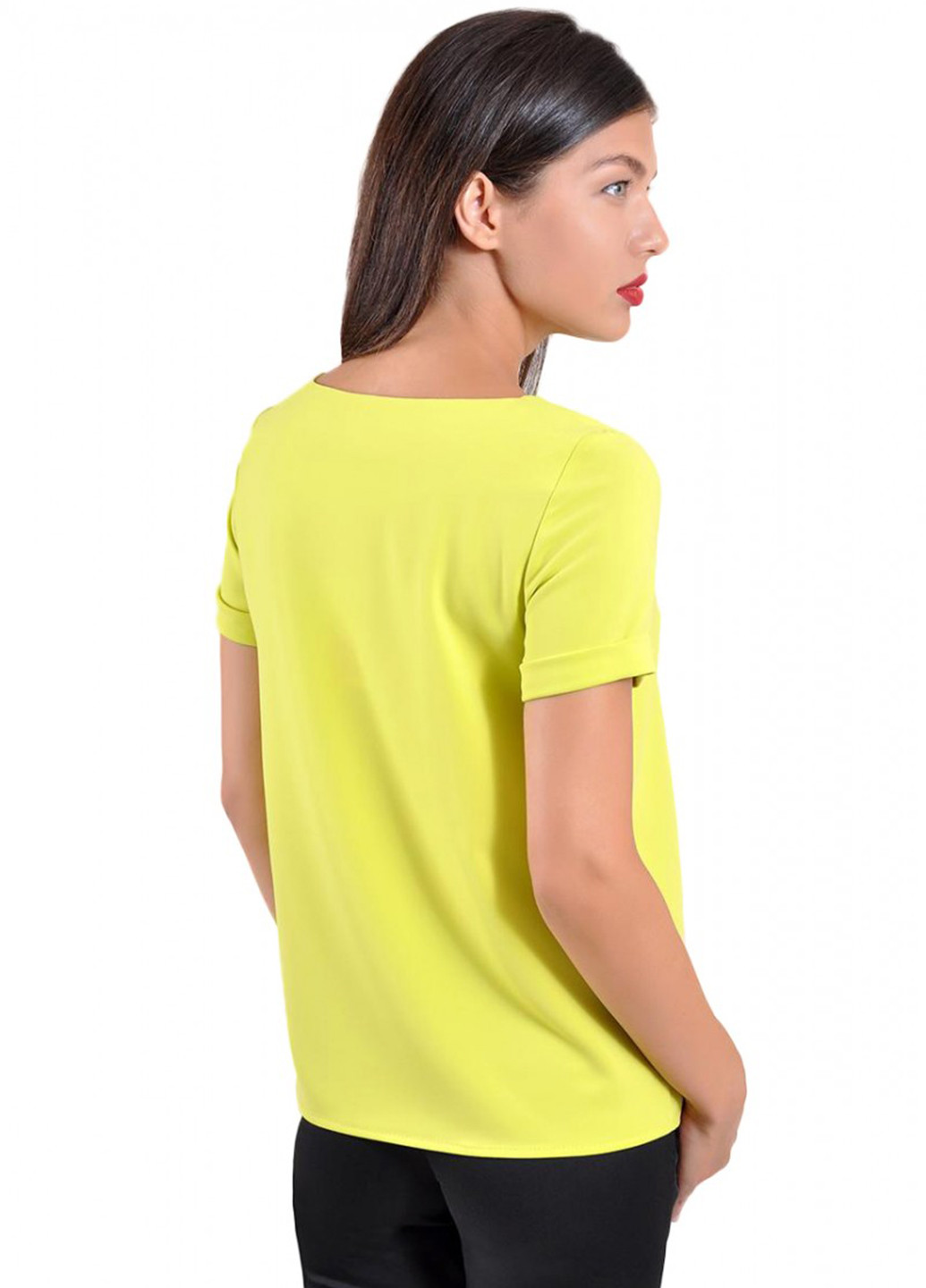 Лимонно-зеленая летняя блуза Tivardo