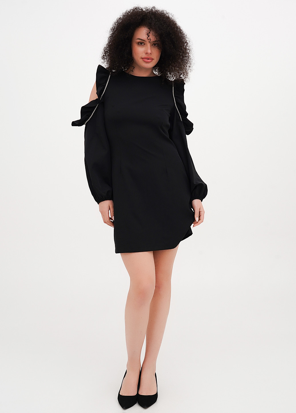 Чорна вечірня, святковий, кежуал сукня Babylon однотонна