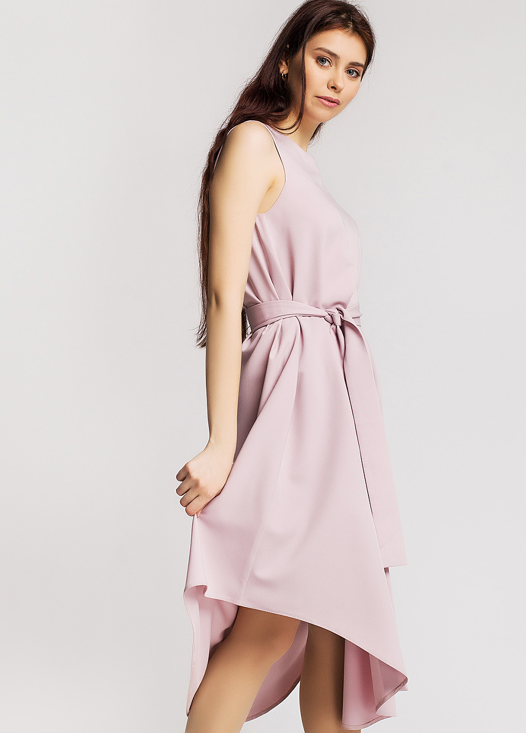 Світло-рожева кежуал сукня Nadi Renardi однотонна