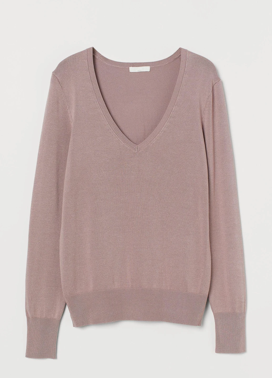 Бузковий пуловер демісезон,блідо-бузковий, H&M Basic