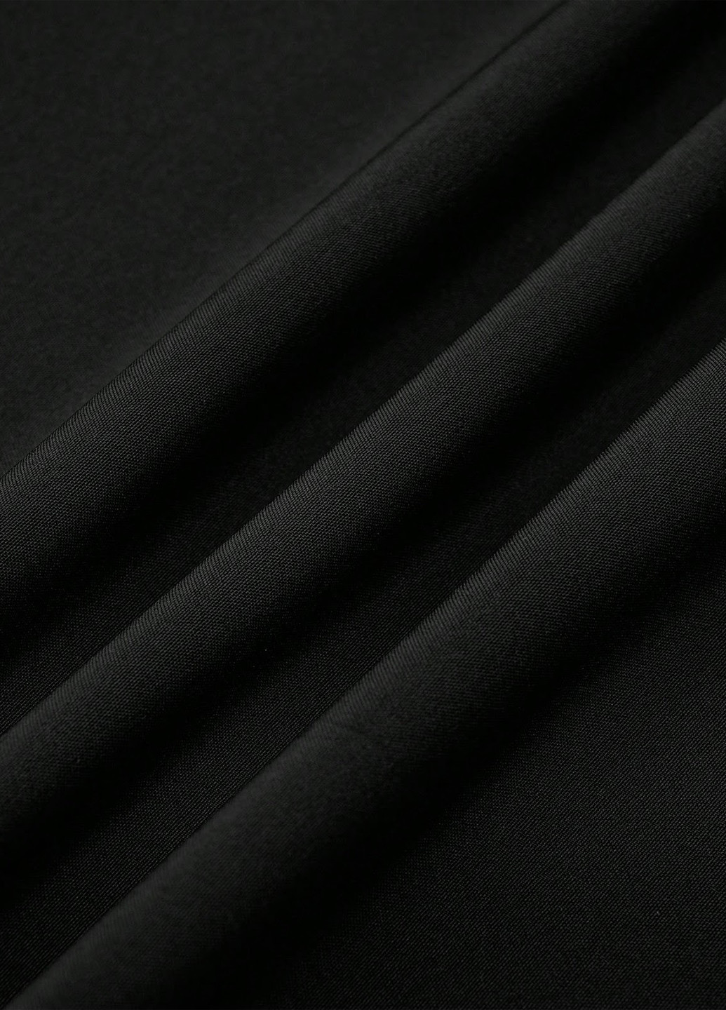 Черное кэжуал платье а-силуэт SHEIN однотонное