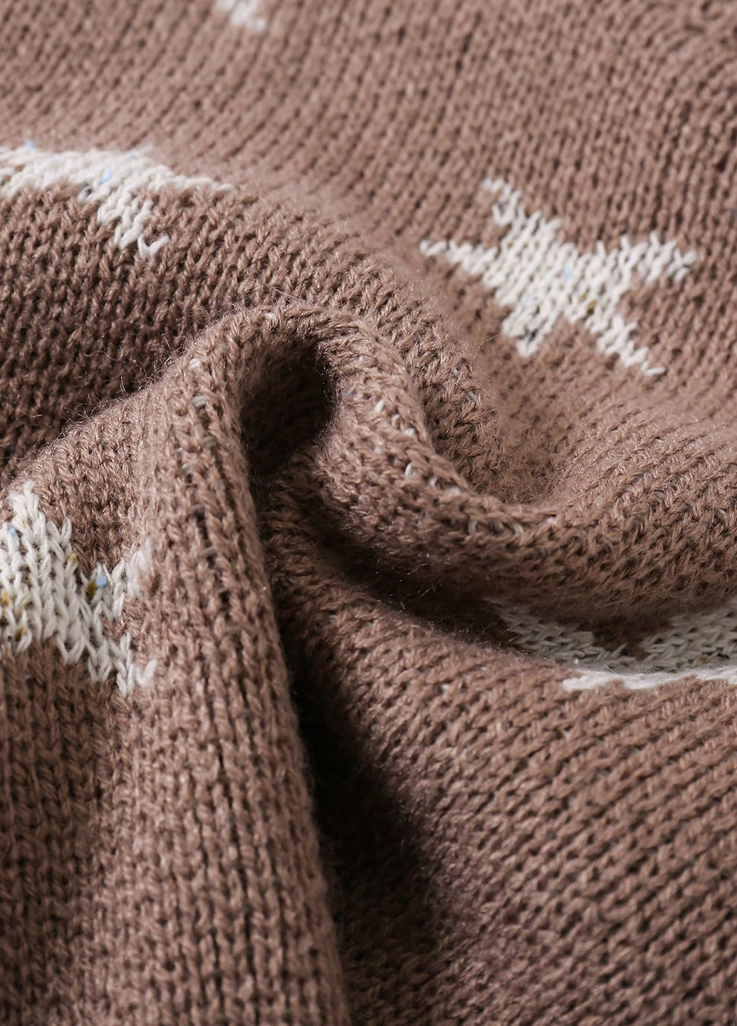 Світло-коричневий демісезонний комплект (джемпер, штани) SHEIN