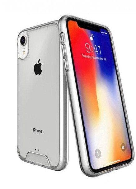 Протиударний силіконовий чохол Space для iPhone Xr Прозорий No Brand (254324976)