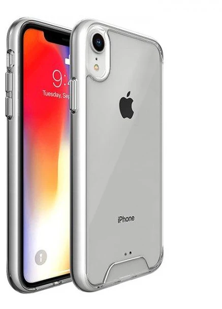 Протиударний силіконовий чохол Space для iPhone Xr Прозорий No Brand (254324976)