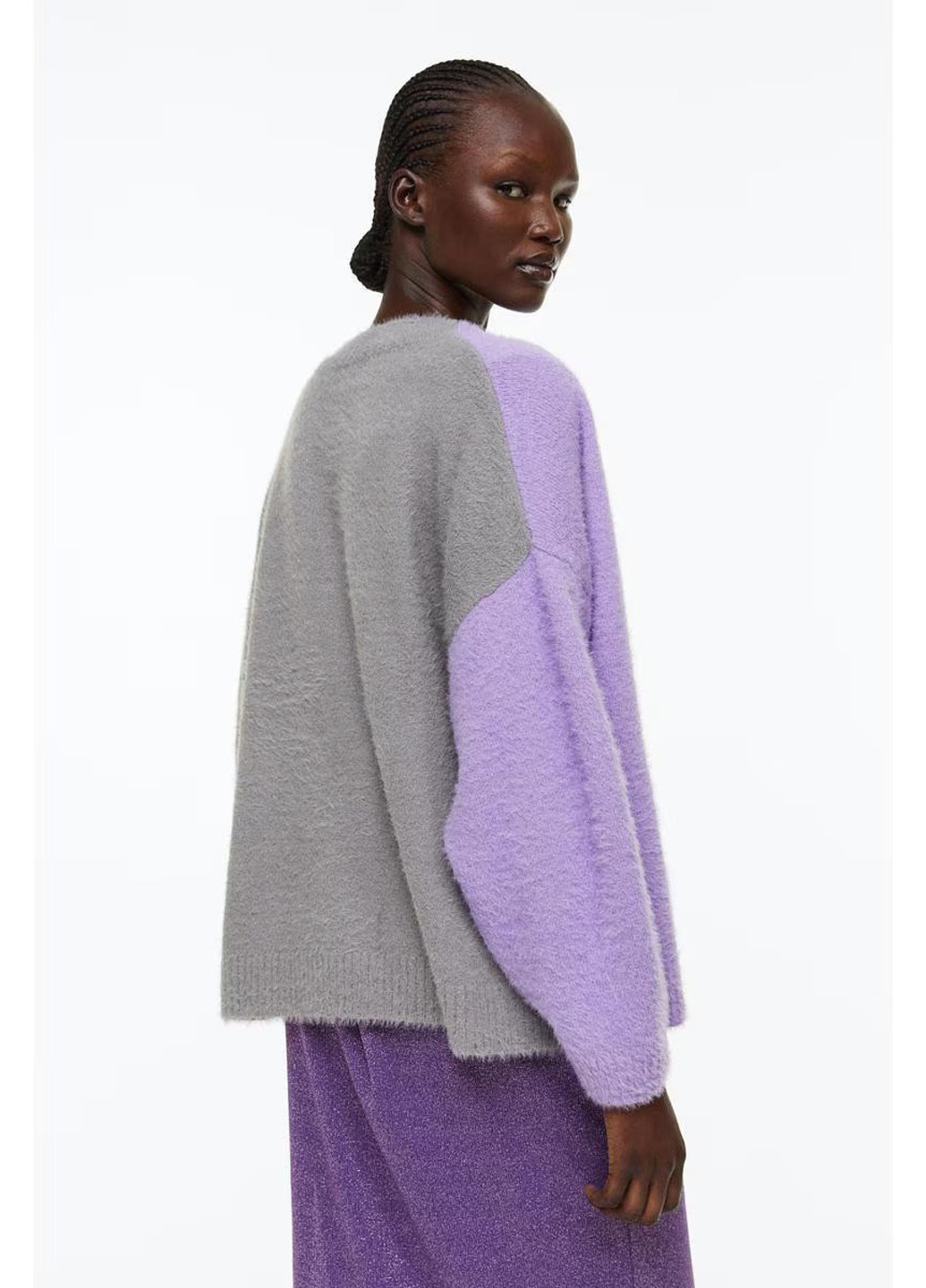 Разноцветный зимний кардиган H&M