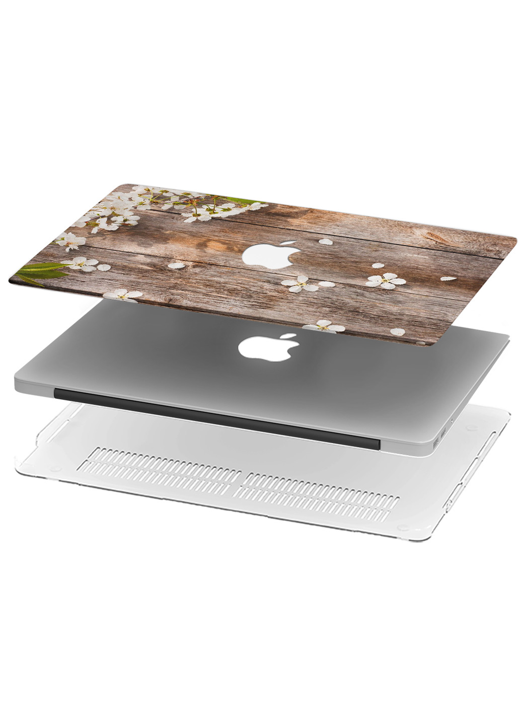 Чохол пластиковий для Apple MacBook Pro Retina 15 A1398 Дерево (Wood) (6353-1844) MobiPrint (218539554)