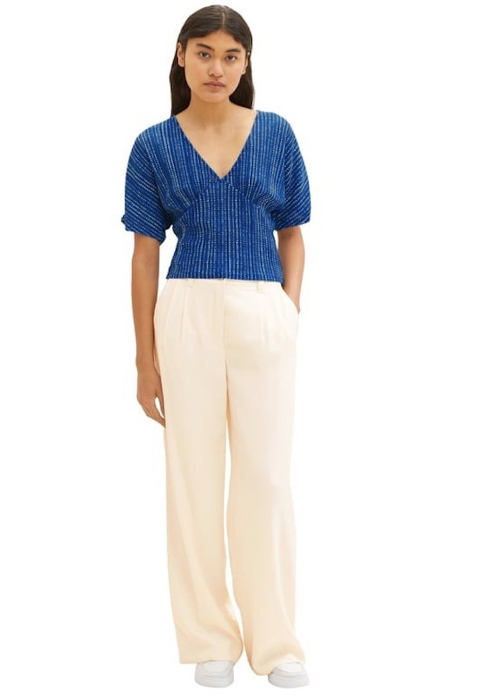 Синяя блуза Tom Tailor