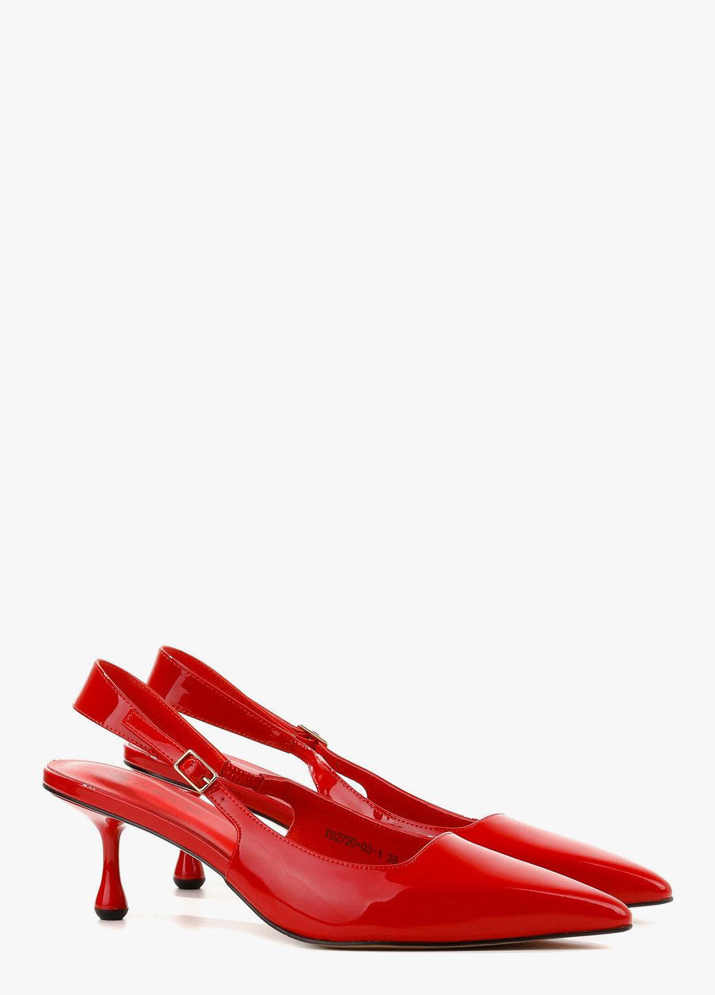 Le'BERDES Туфлі слінгбекі червоний з натуральна шкіра, україна — літо (322646207)