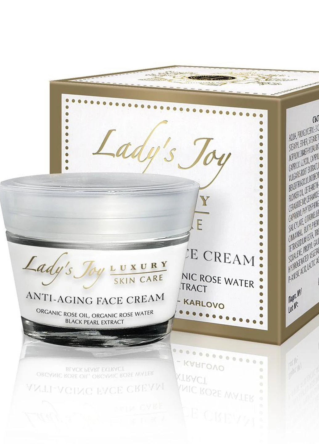 Bulgarian Rose Крем для лица против старения Lady's Joy Luxury 50 мл — Крем, Болгарія (256143662)