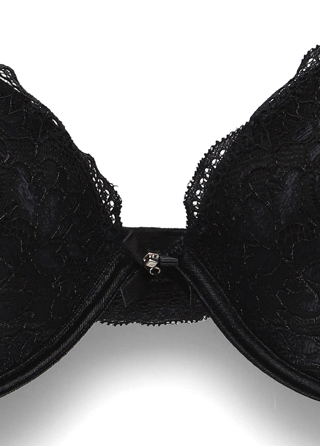 Чёрный бюстгальтер C&A с косточками полиэстер, кружево
