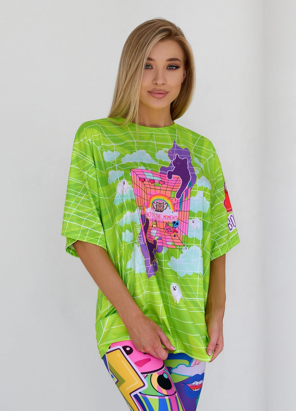 Футболка оверсайз Bona Fide OVERSIZE T- shirt JOY - (251471224)
