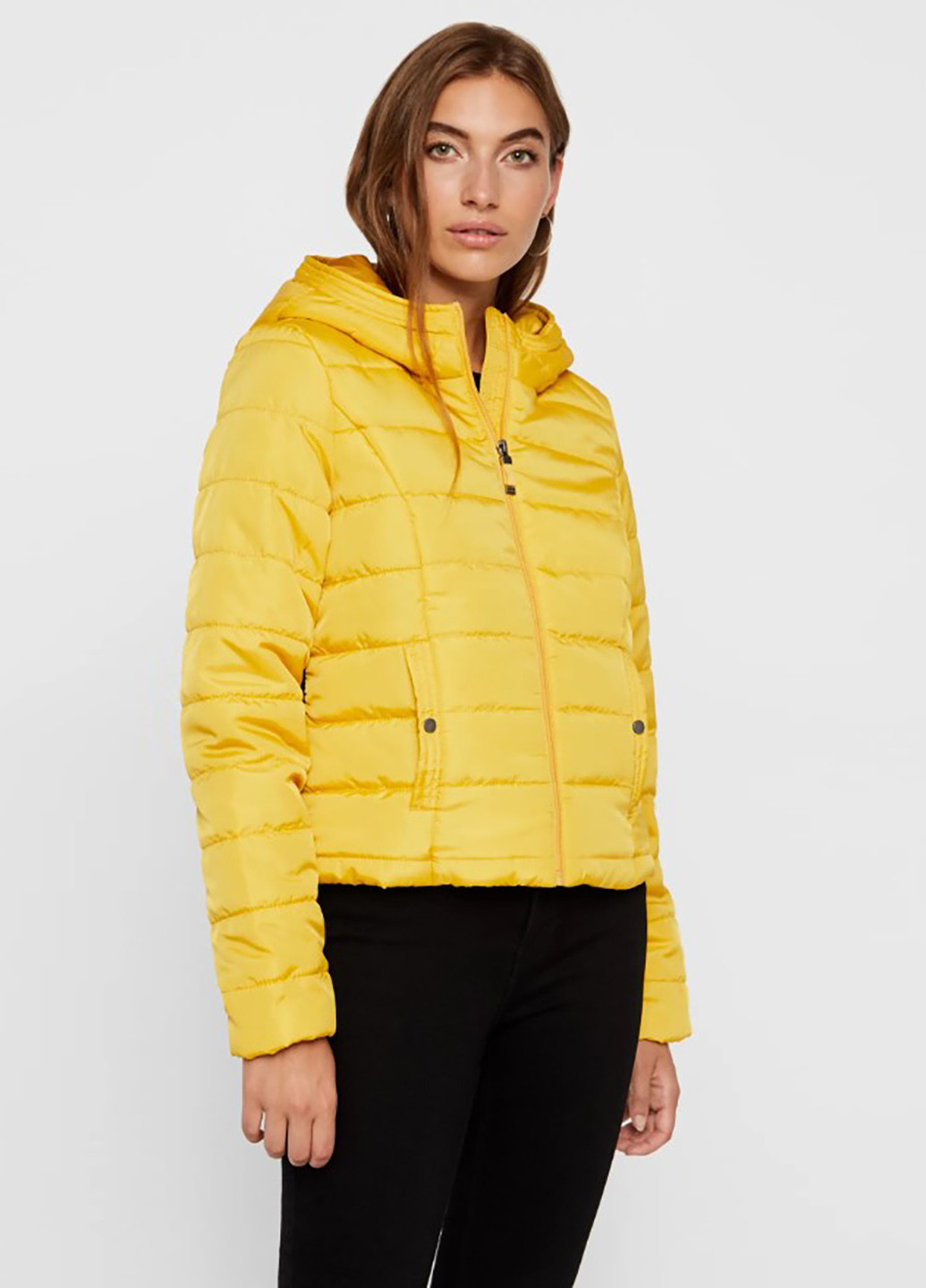 Желтая демисезонная куртка Vero Moda
