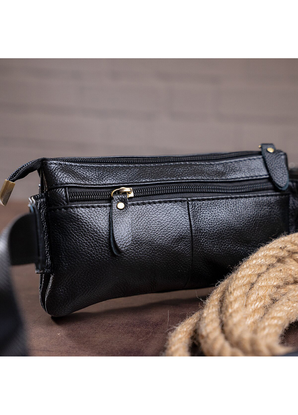 Чоловіча шкіряна сумка 21х12х4 см Vintage (229461320)