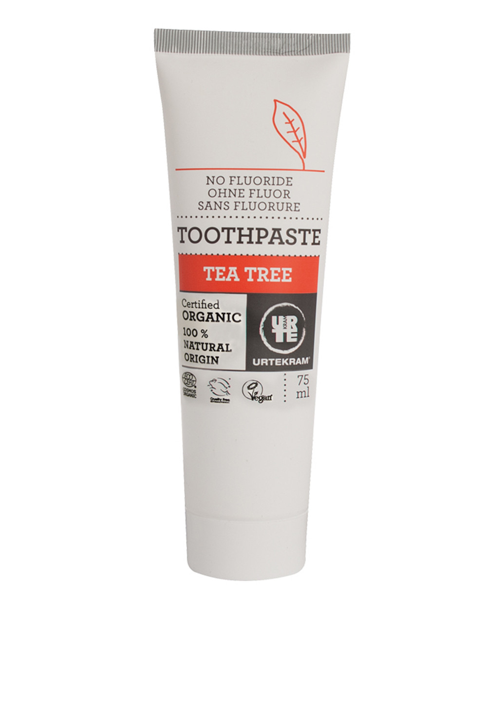 Зубная паста органическая Чайное дерево, 75 мл Urtekram (89126990)