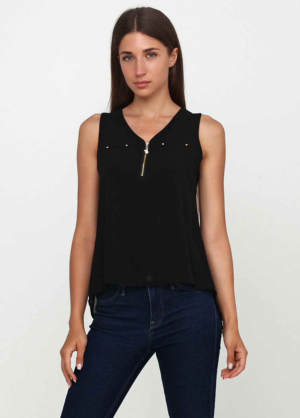 Чёрная блуза Carla