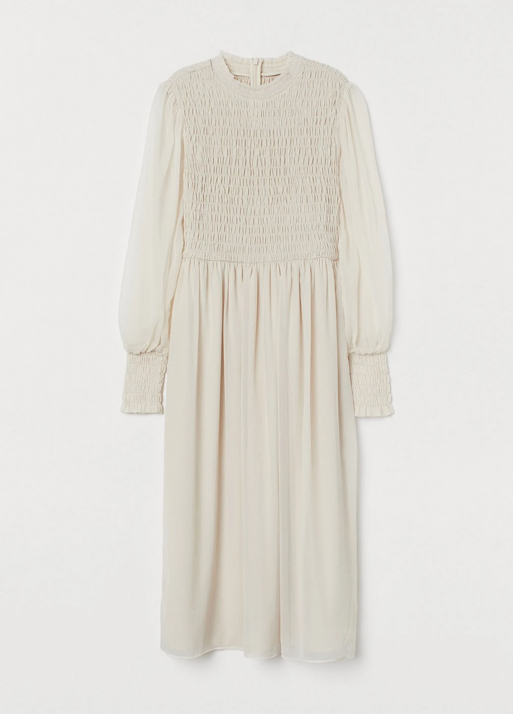 Молочна пляжна сукня H&M