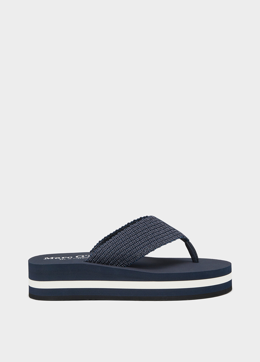 Серо-синие кэжуал вьетнамки Marc O'Polo плетение