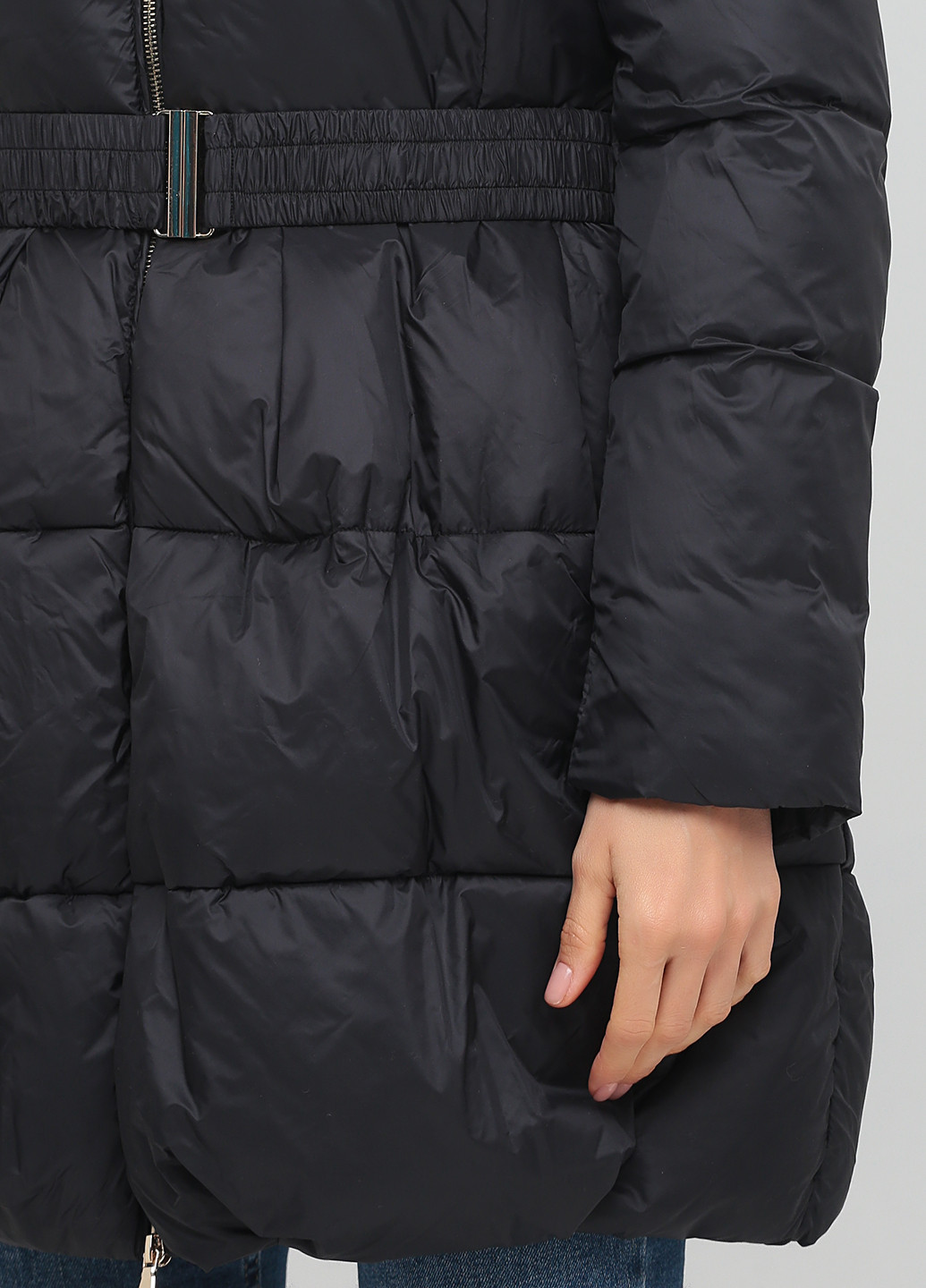 Черная зимняя куртка Eco