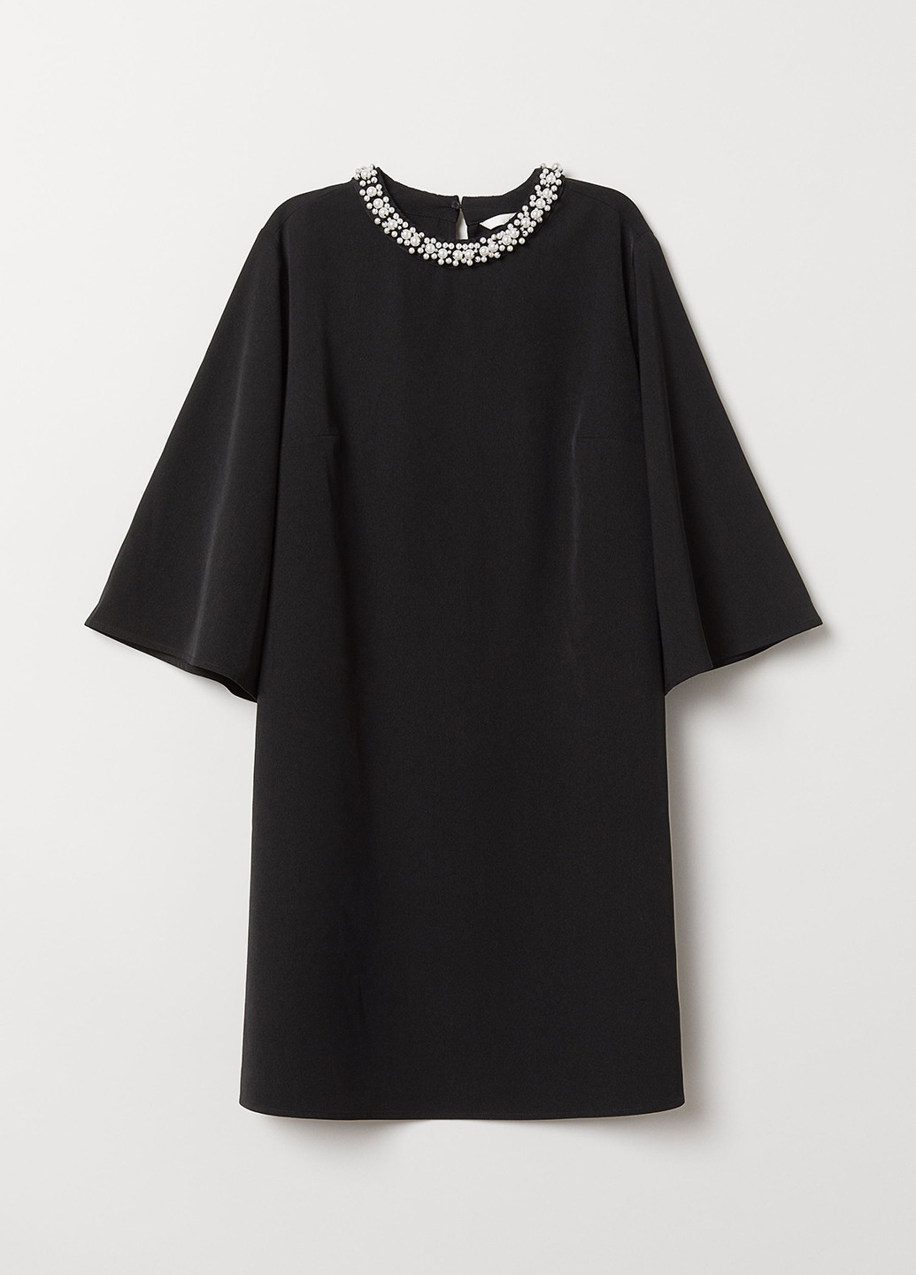 Чорна коктейльна сукня оверсайз H&M однотонна
