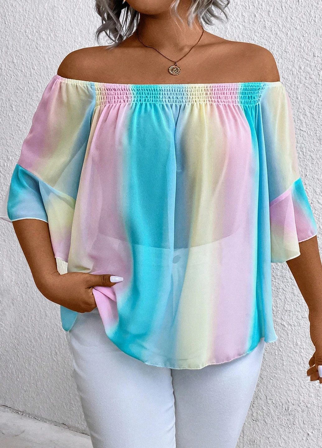 Комбінована блуза SHEIN