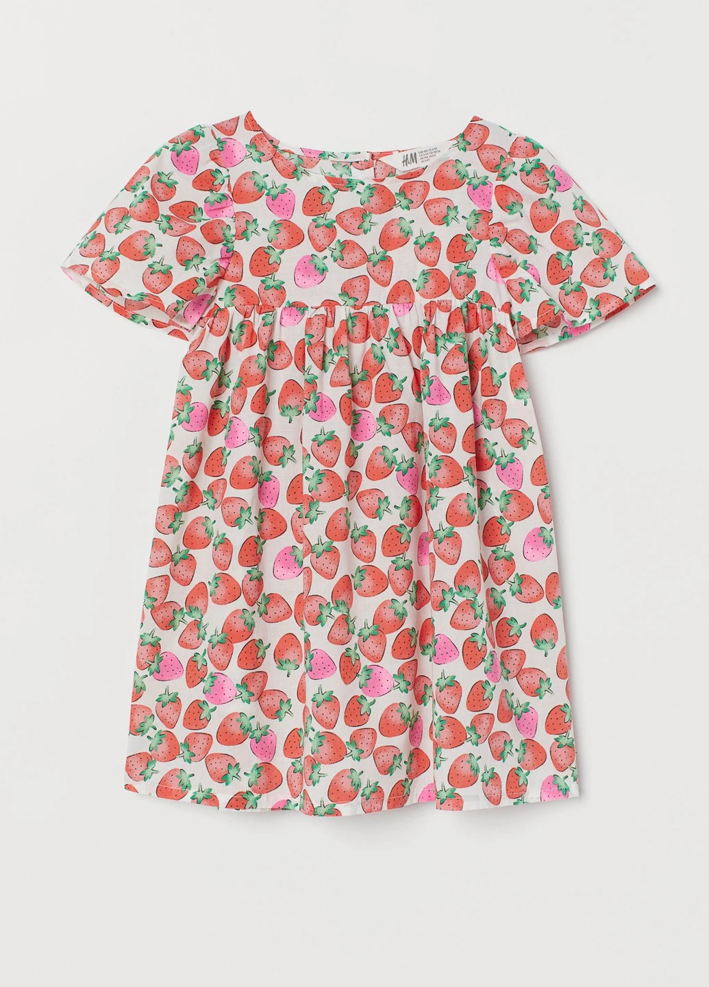 Біла бавовняна сукня H&M (251999043)