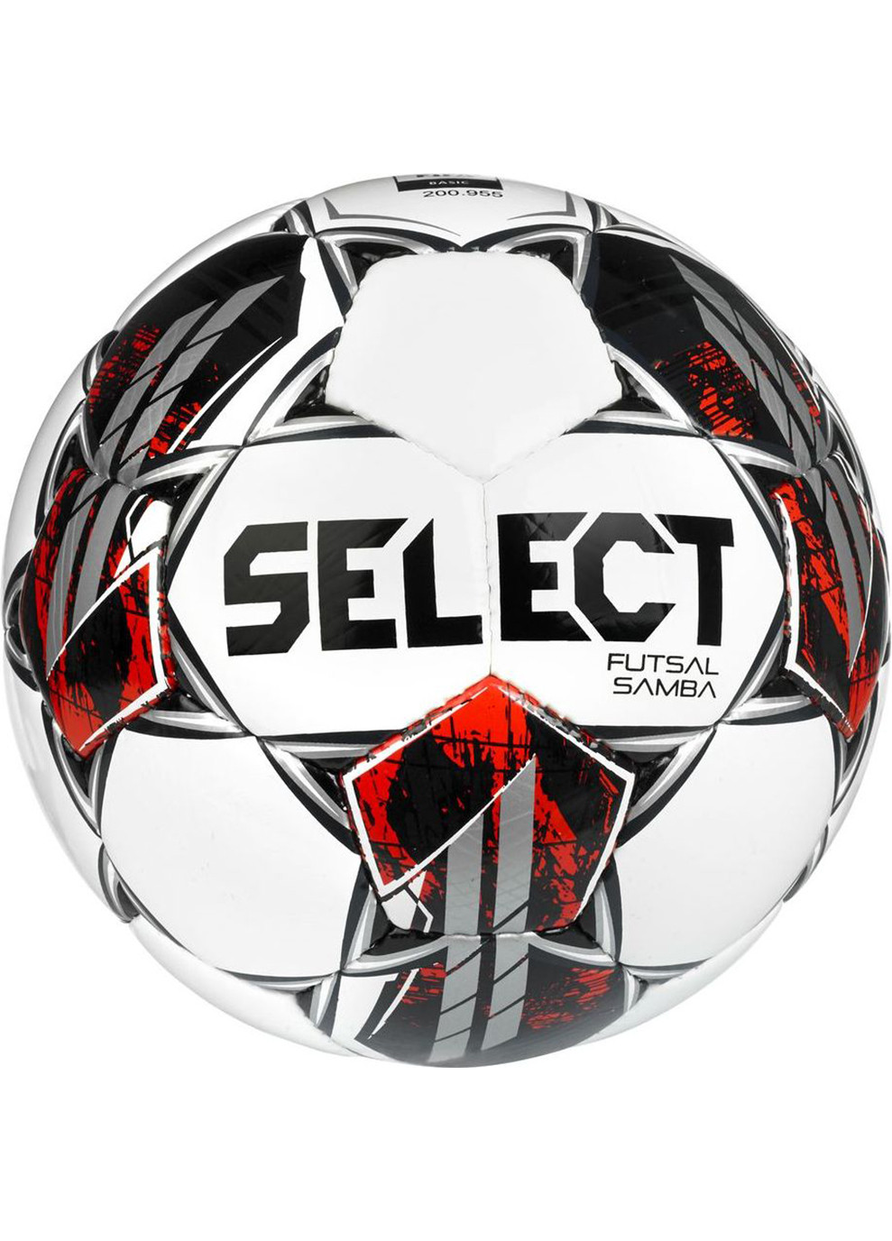 Мяч футзальный Futsal Samba v22 белый/серебристый Уни 4 (106346-402-4) Select (254315296)
