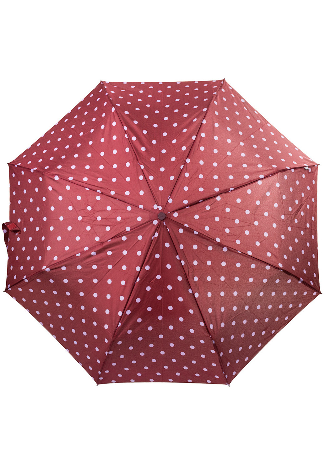 Бордовый женский складной зонт автомат 99 см Airton (255710511)