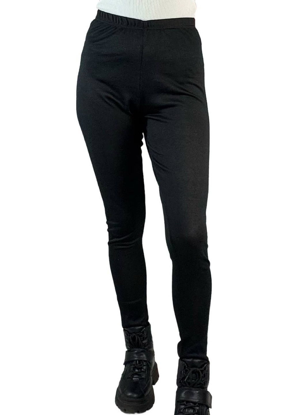 Черные демисезонные леггинсы Boohoo