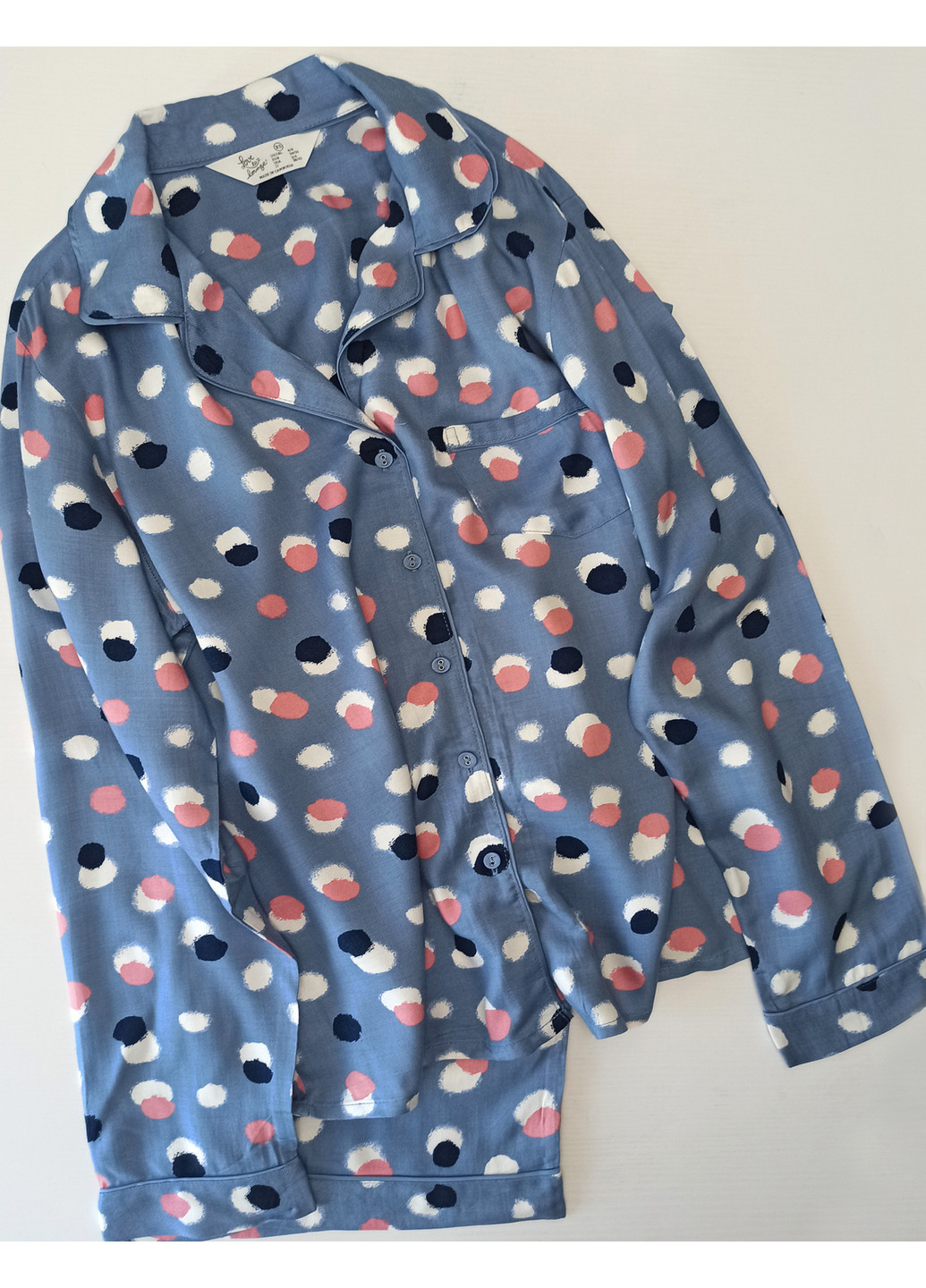 Синяя всесезон пижама (рубашка, брюки) Primark
