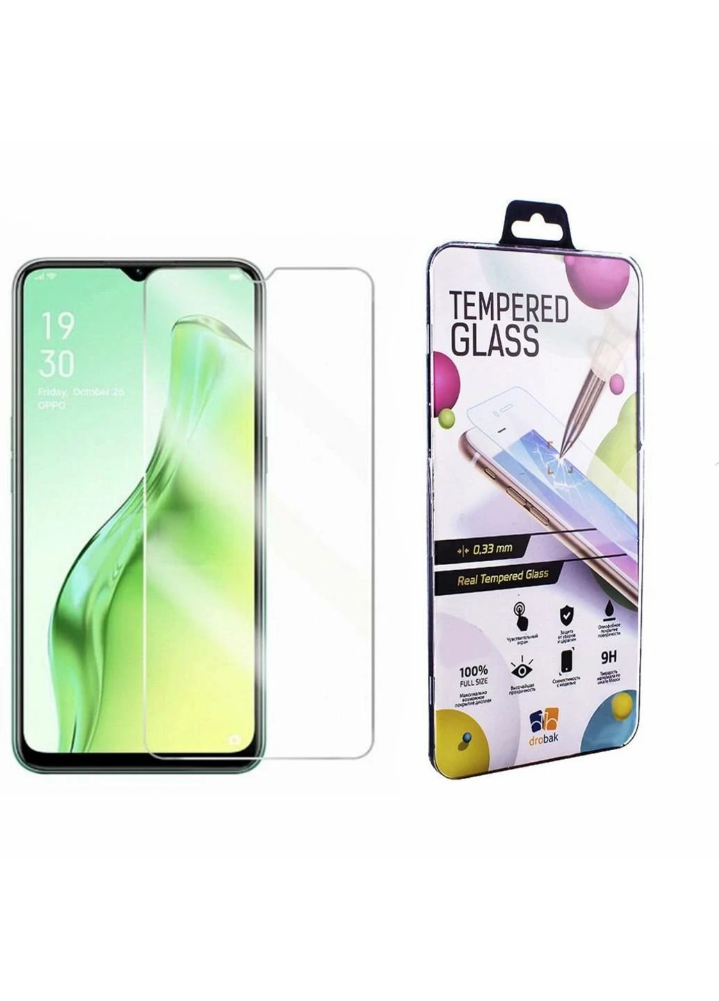 Скло захисне OPPO A31 (121273) Drobak (249608687)