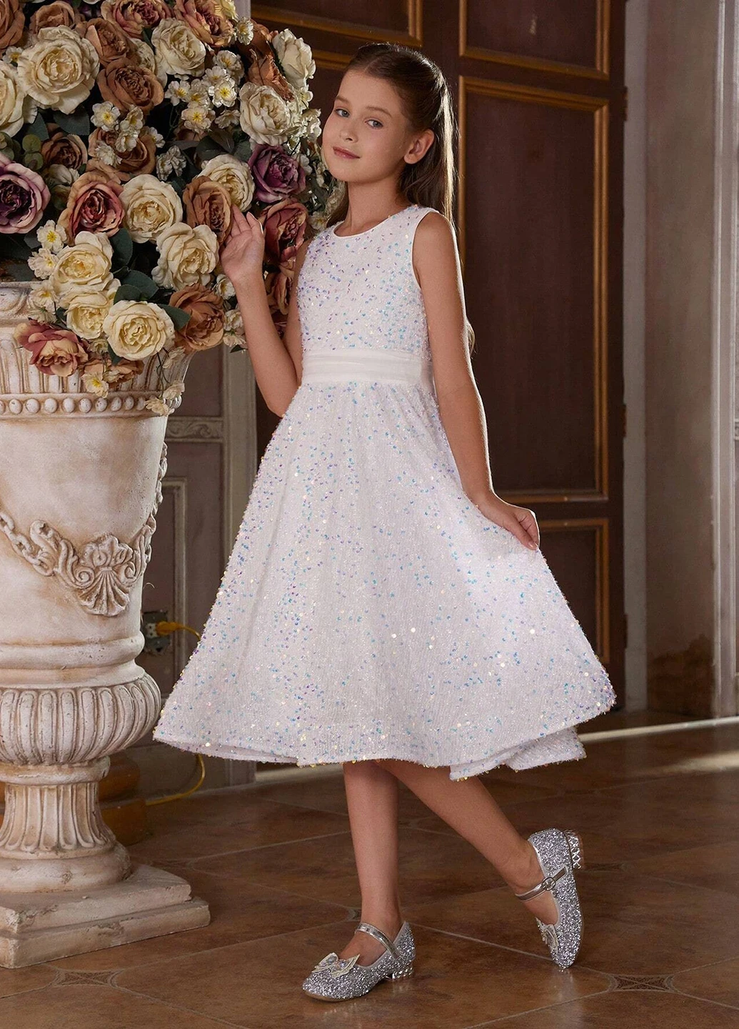 Біла сукня SHEIN (308588880)