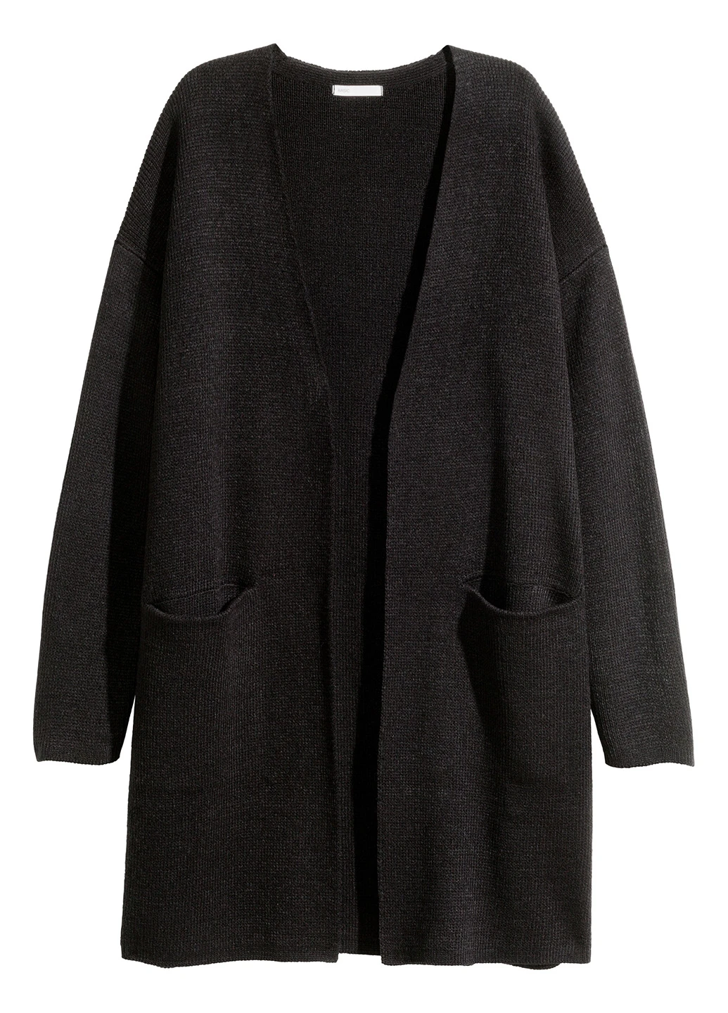 Черный демисезонный кардиган H&M