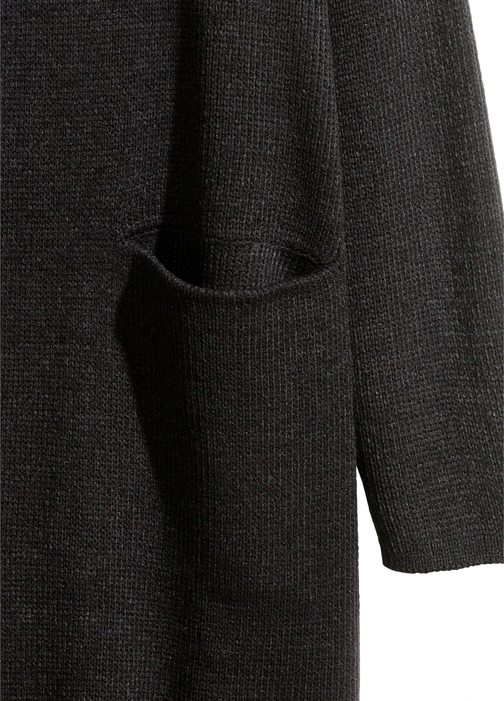 Черный демисезонный кардиган H&M