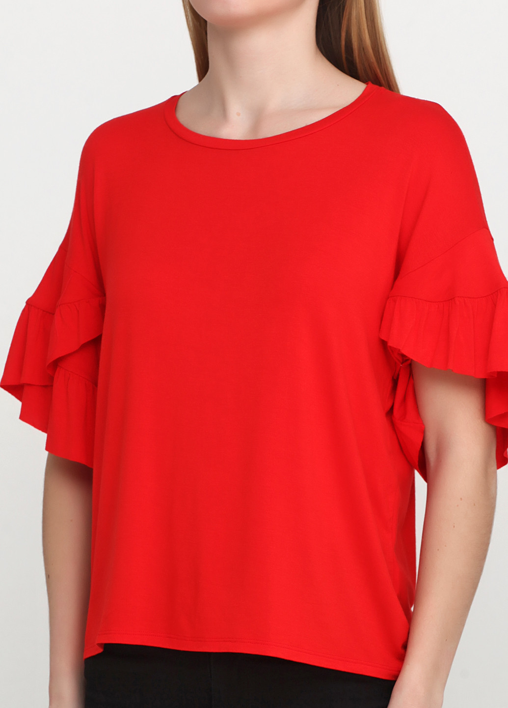 Красная летняя футболка Alya by Francesca`s
