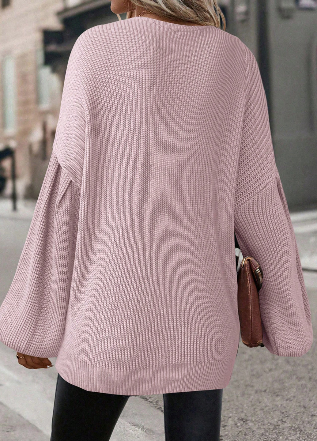 Світло-рожевий демісезонний джемпер джемпер SHEIN