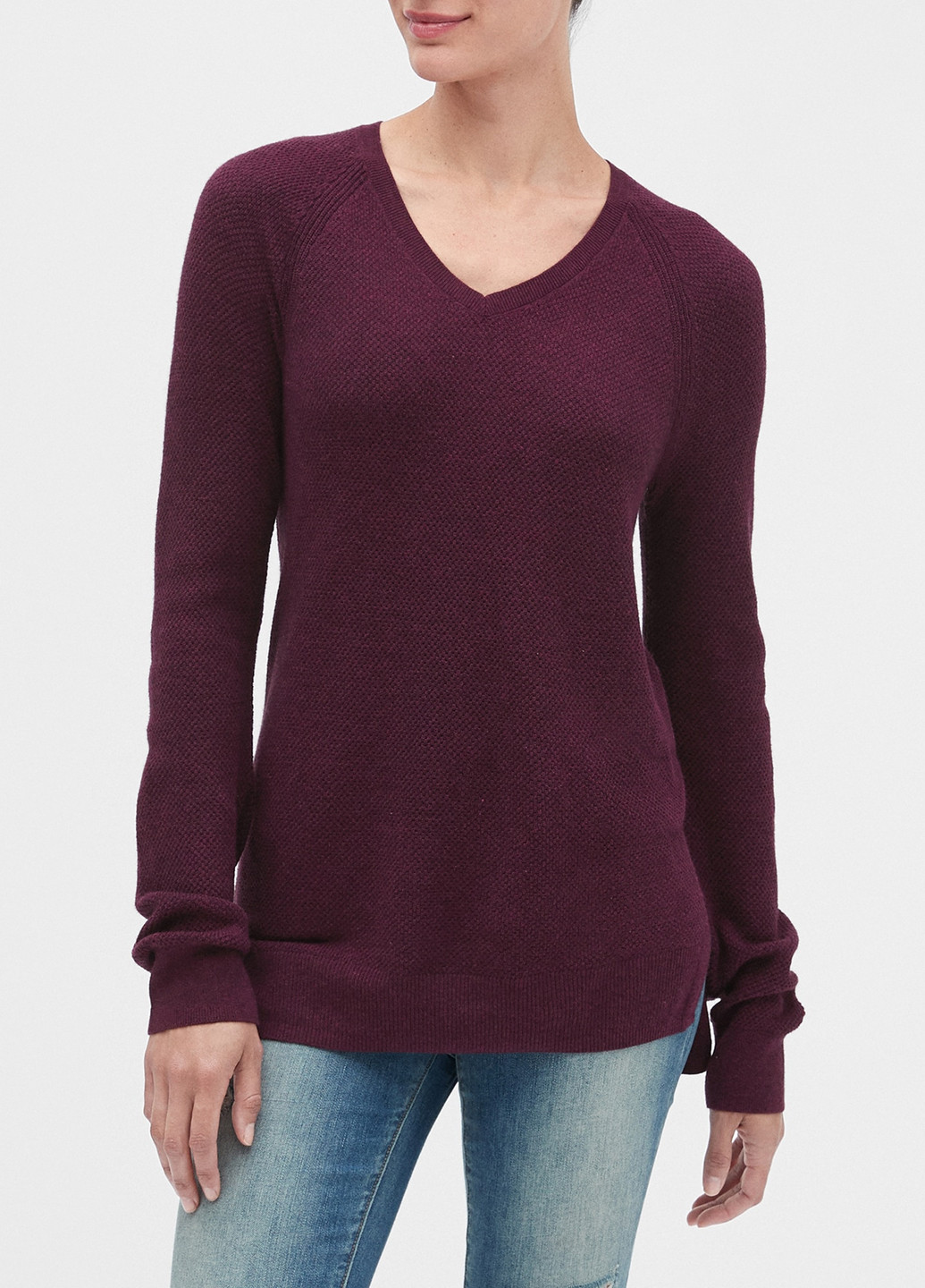 Фиолетовый демисезонный пуловер пуловер Gap