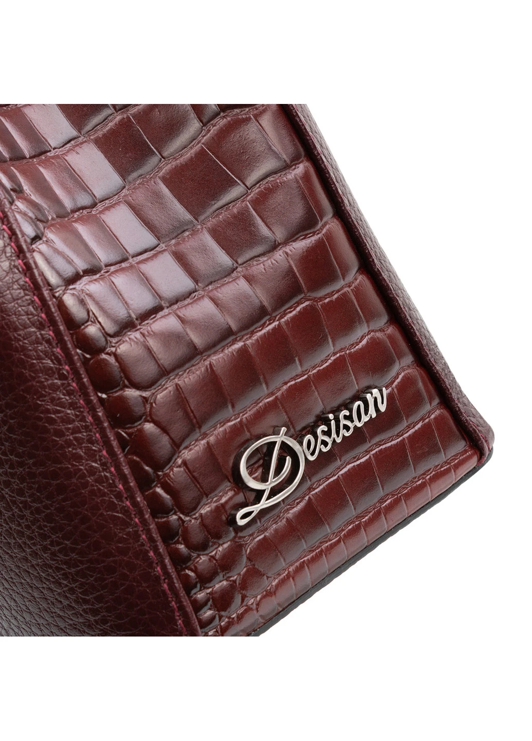 Жіноча шкіряна сумка 24х18х10 см Desisan (195547585)
