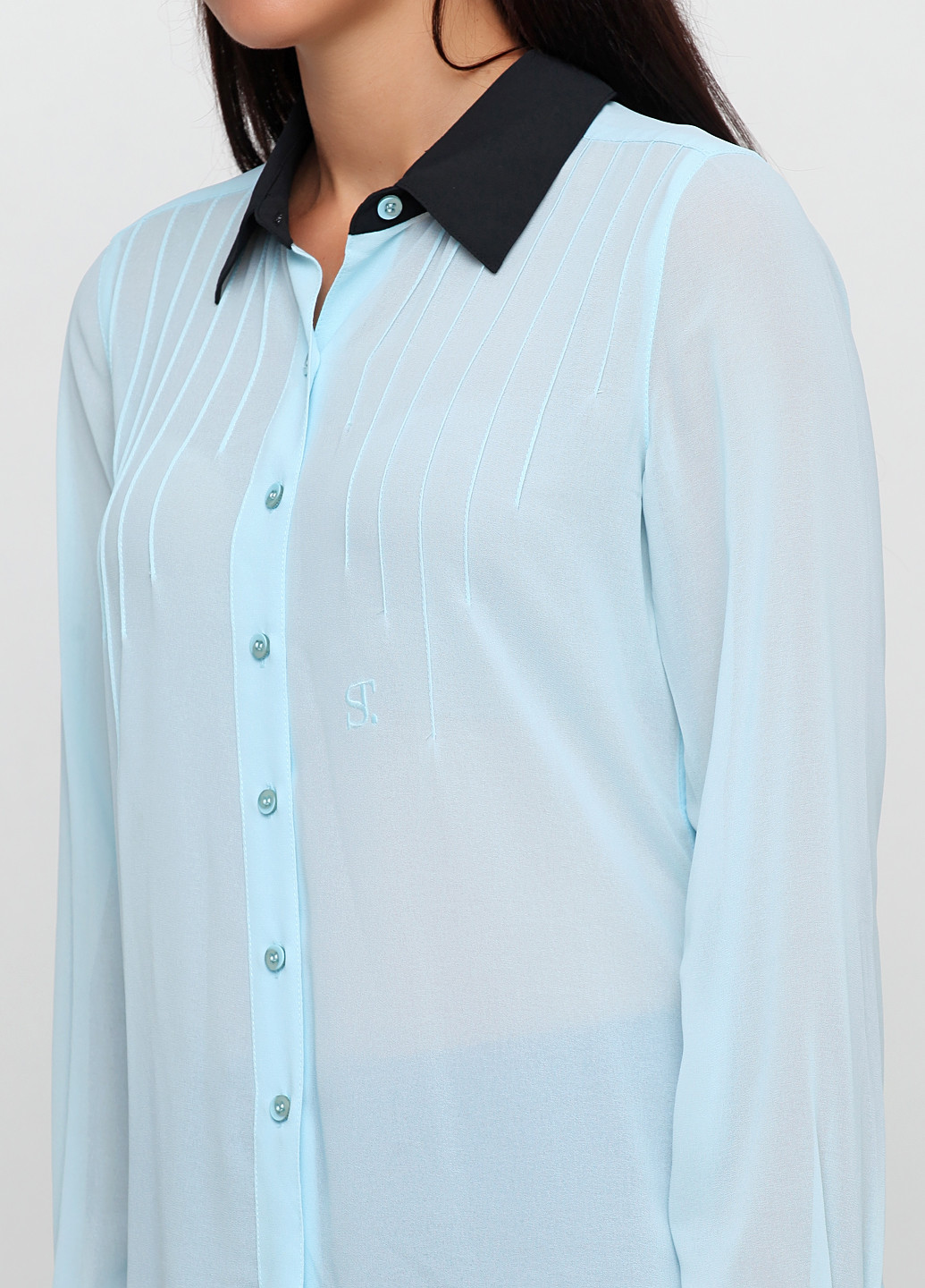 Голубая летняя блуза Supertrash