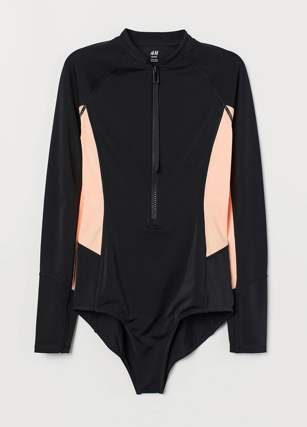 Чорний демісезонний купальник спорт H&M