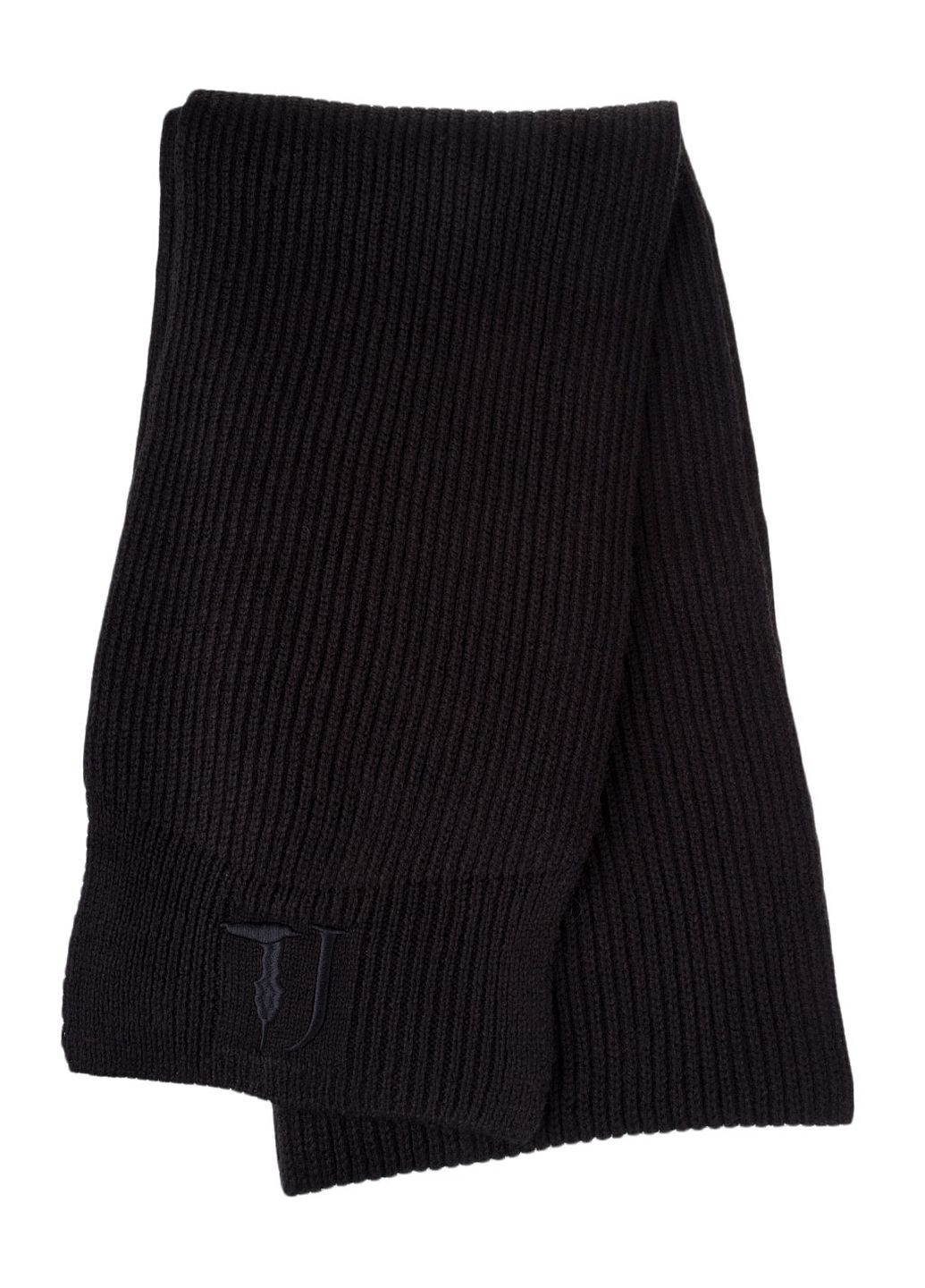 Чорний зимній комплект (шапка / шарф / рукавички) Trussardi Jeans