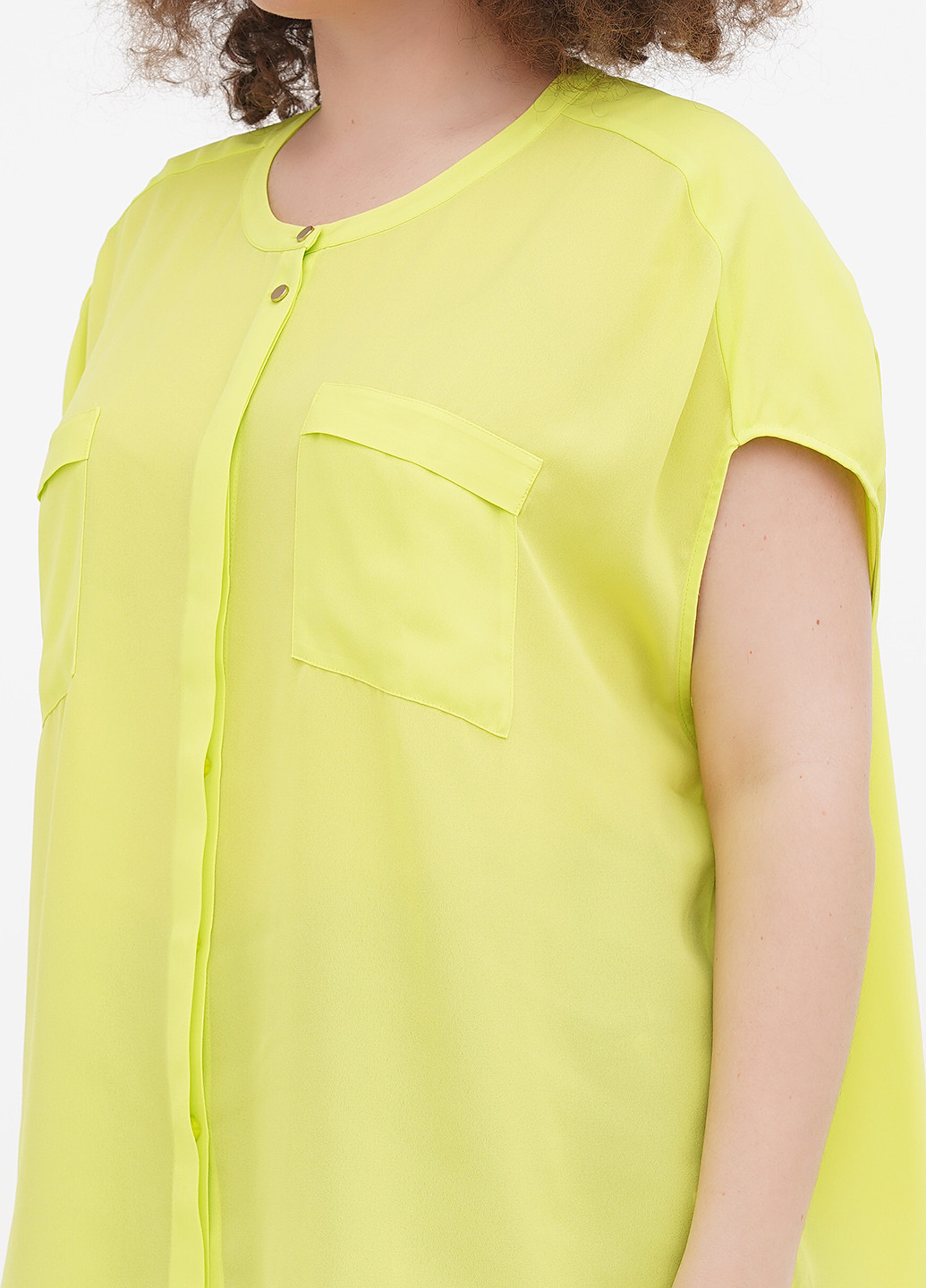 Кислотно-жёлтая блуза Linea Tesini