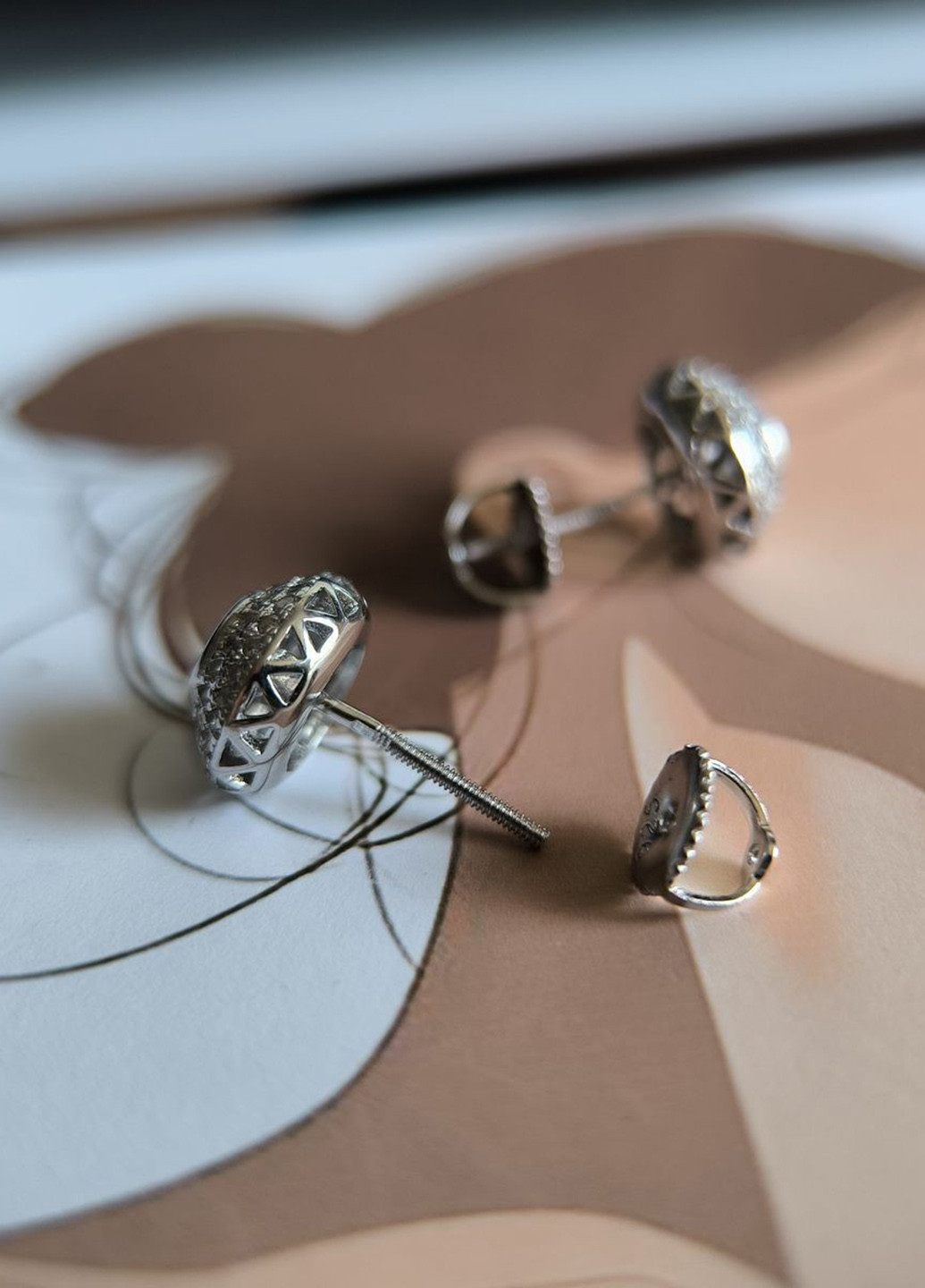 Серьги Silver Flame (369649390)