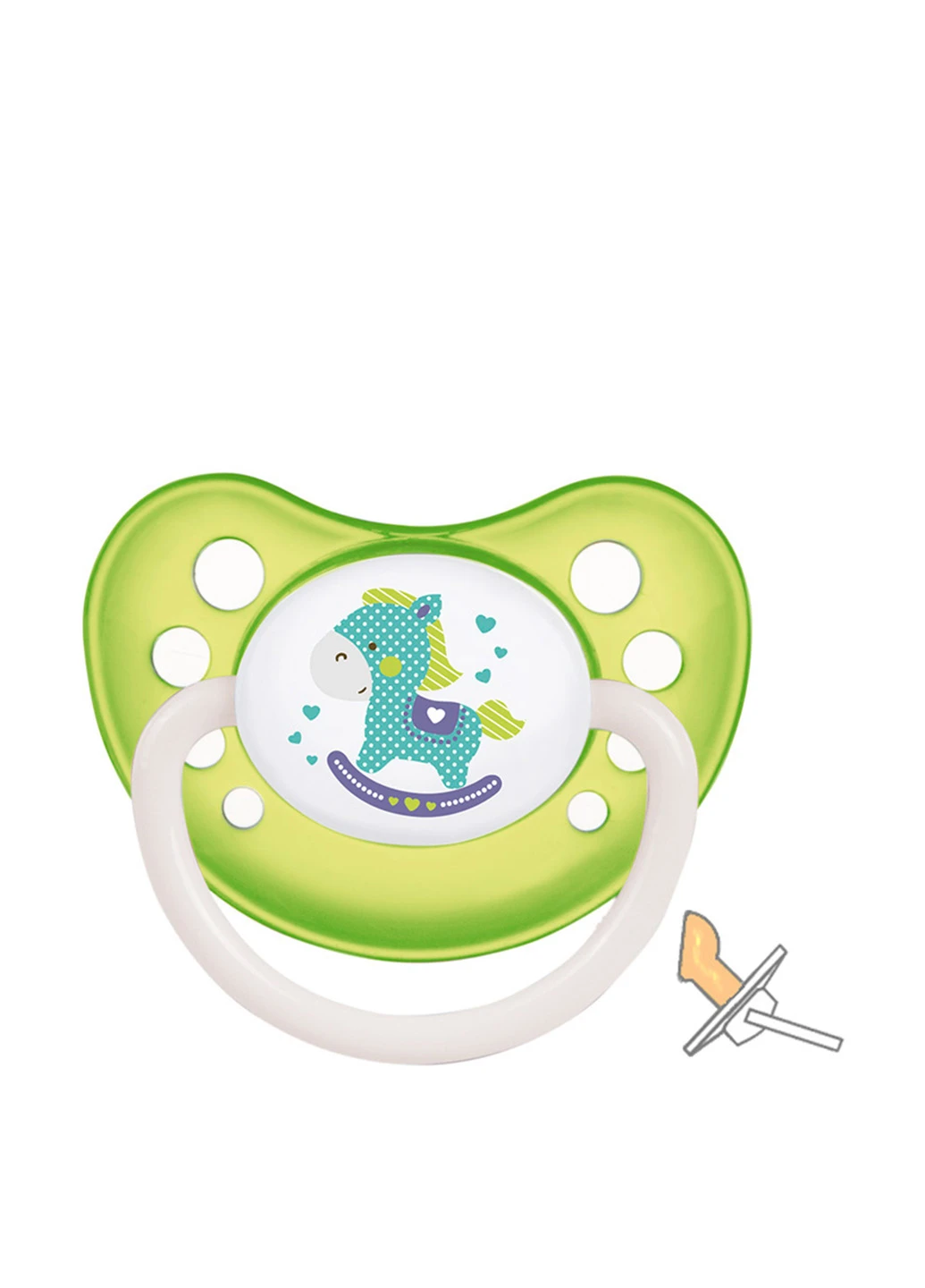 Пустышка латексная анатомическая 0-6м Toys Canpol Babies (91068761)
