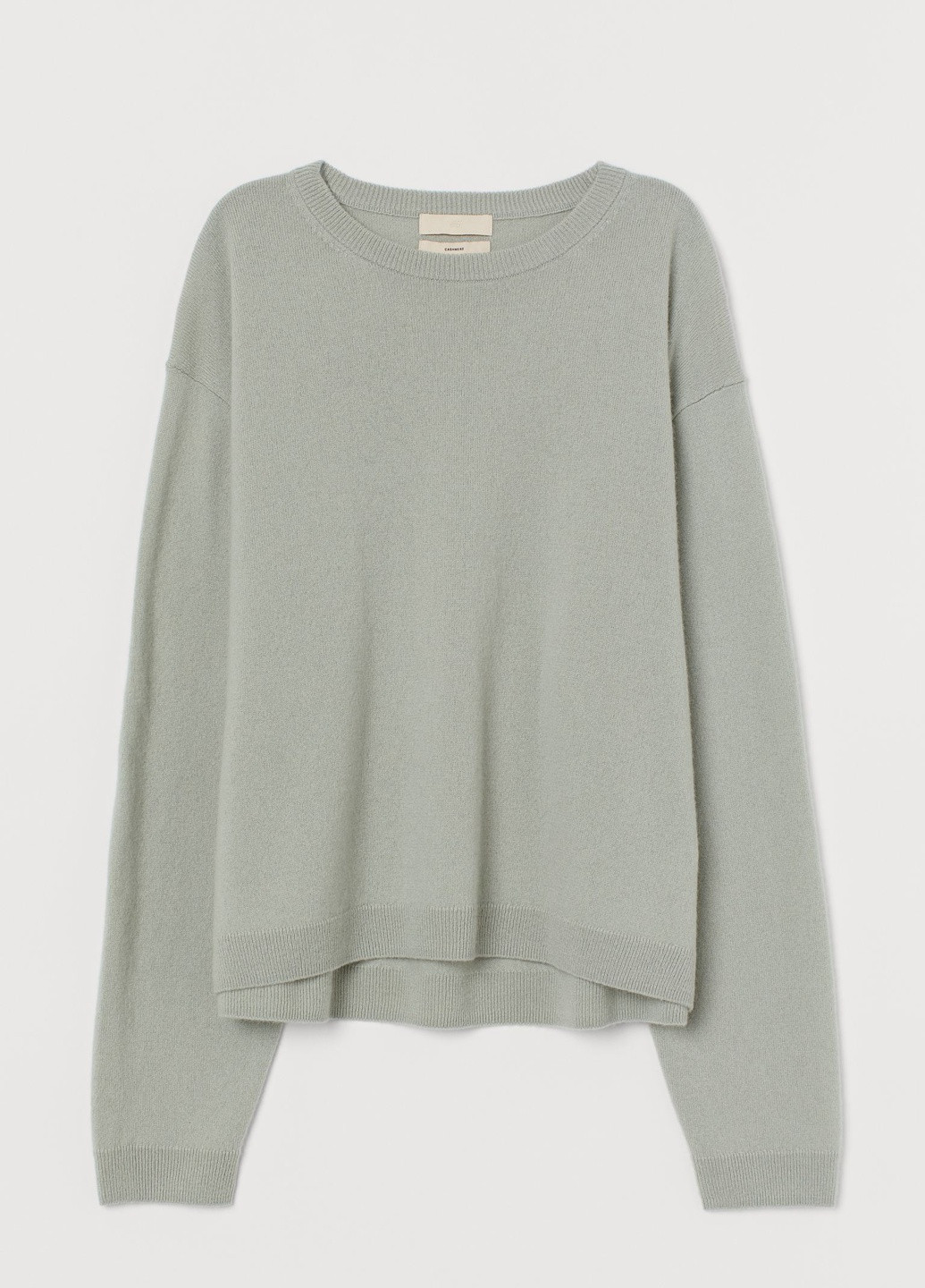 Фісташковий зимовий светр кашеміровий H&M