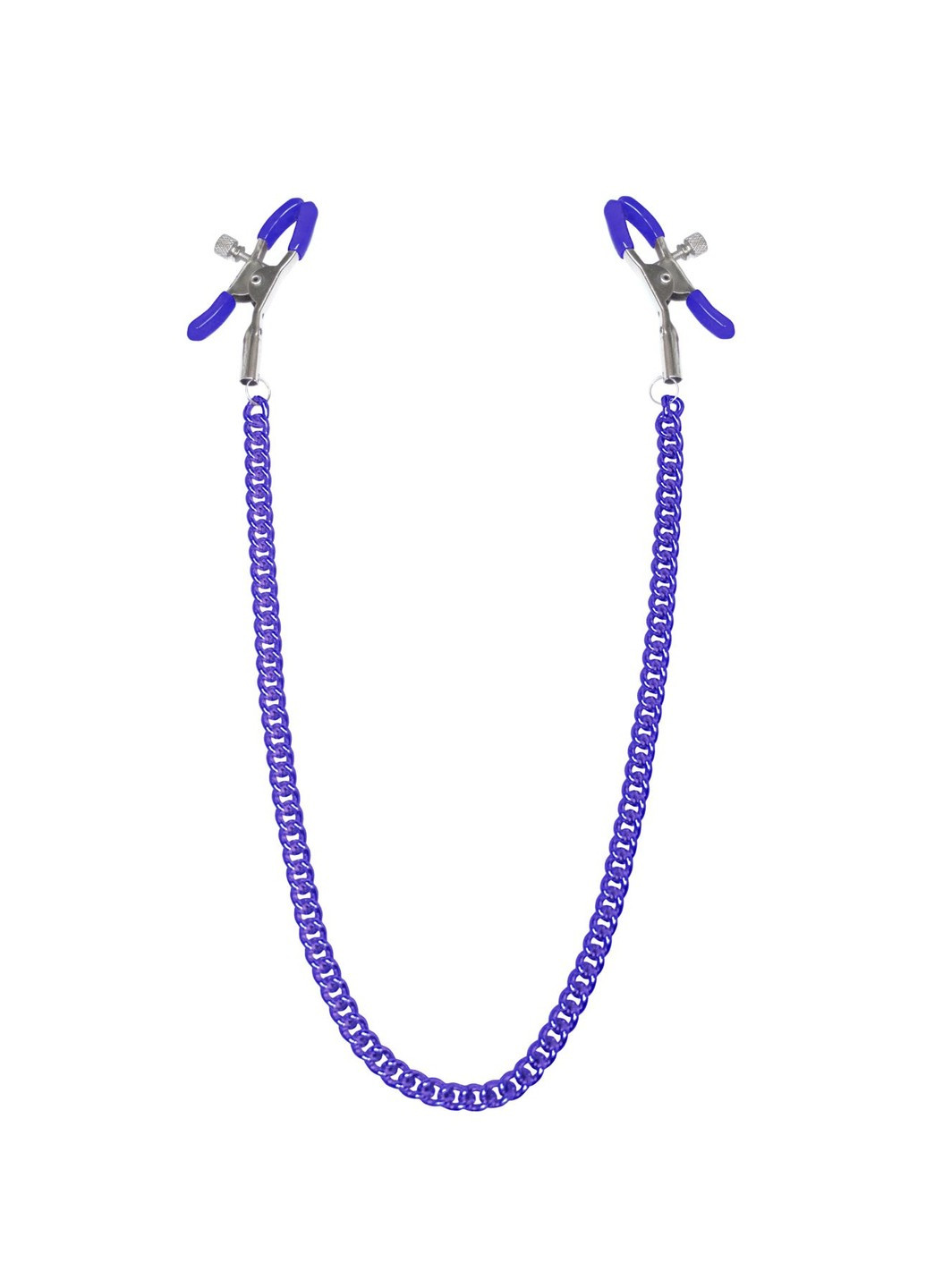 Зажимы для сосков с цепочкой - Nipple clamps Classic, фиолетовый Feral Feelings (252383176)