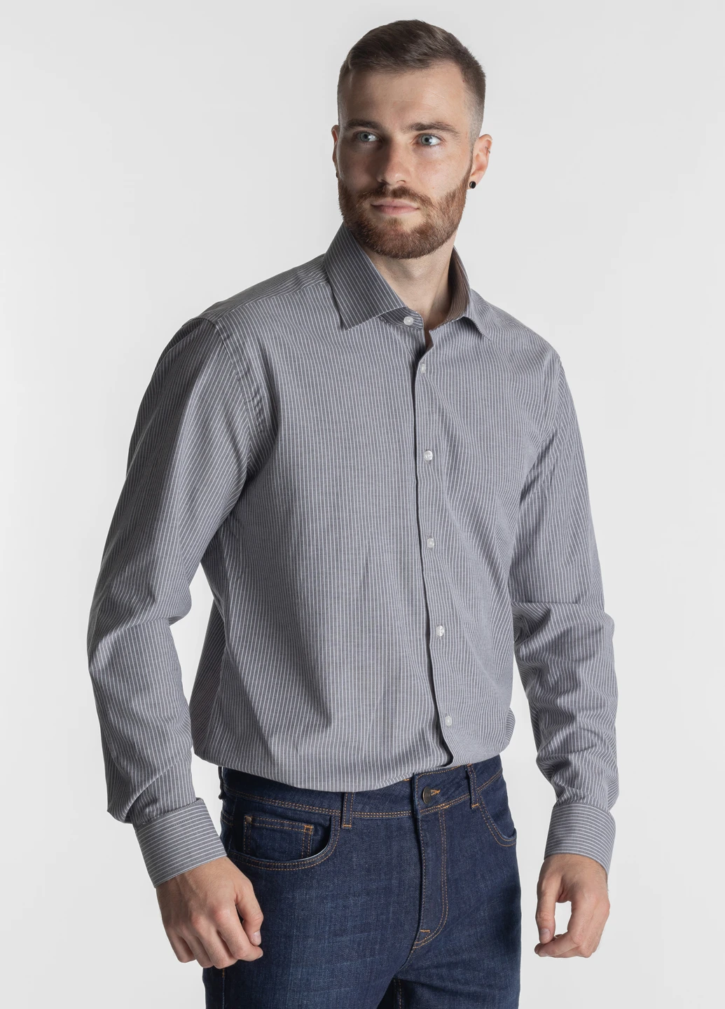 Сорочка чоловіча Arber Slim fit (255385088)