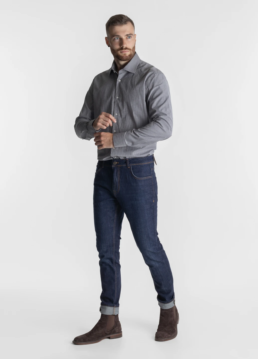 Сорочка чоловіча Arber Slim fit (255385088)