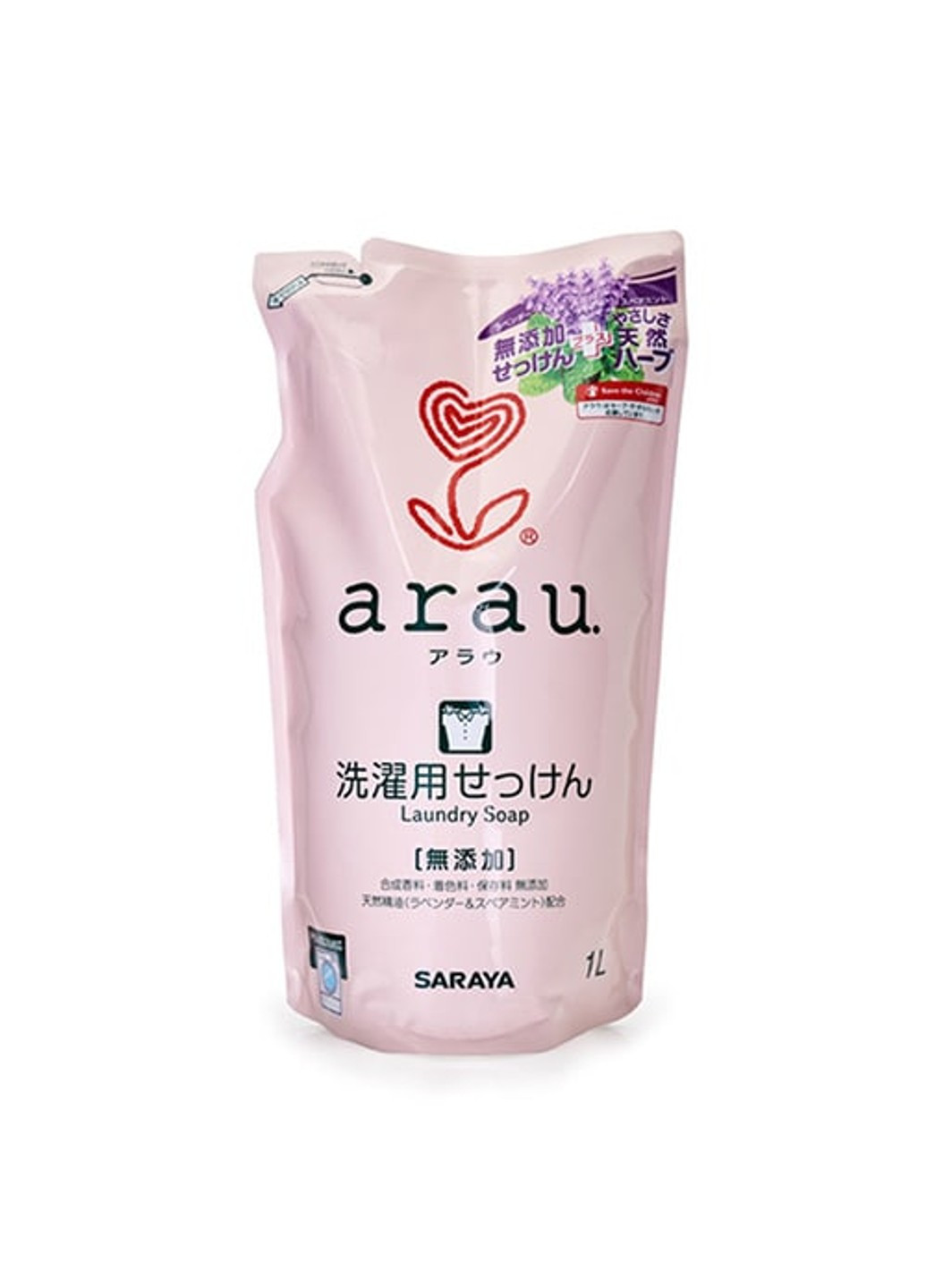 Жидкость для стирки одежды 1 л с/упаковка Arau (252876018)