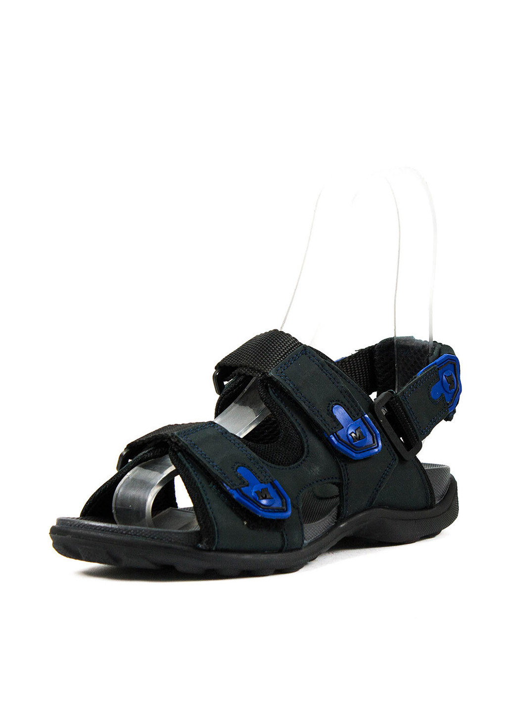 Темно-синие кэжуал сандалии Mida Без шнурков